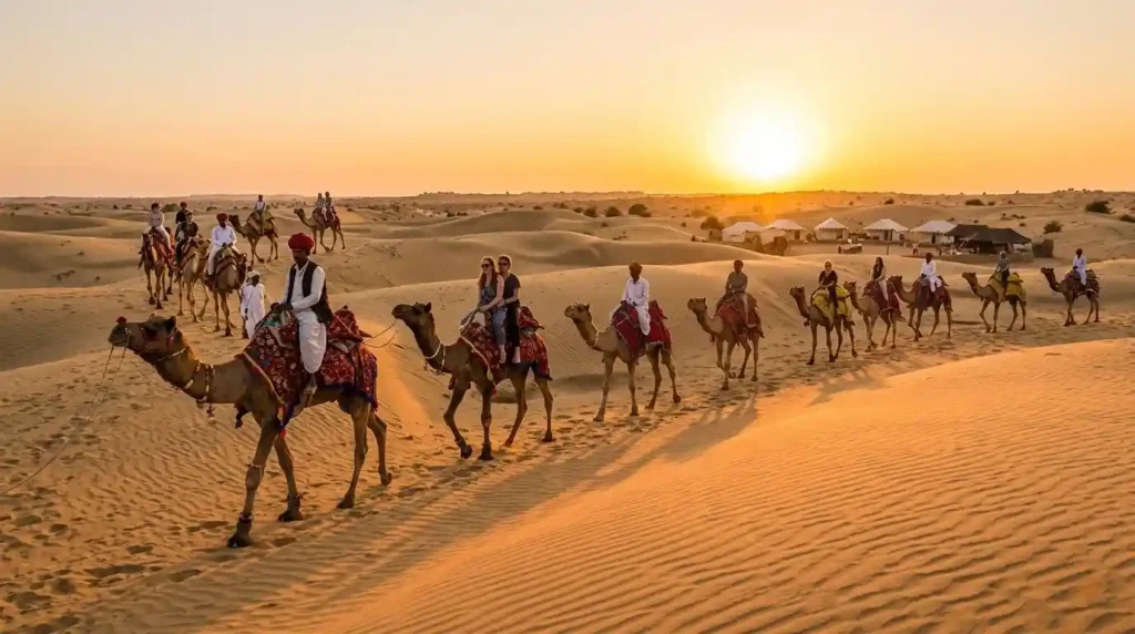 Jaisalmer sand dunes safari